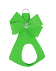 Green Chrysolite Giltmore Nouveau Bow Step In Harness Side View