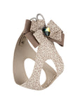 Baby Cheetah with Topaz Heart Double Nouveau Bow Step In Harness