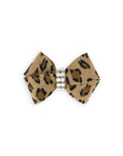 Cheetah Pearl Giltmore Nouveau Bow Hair Bow