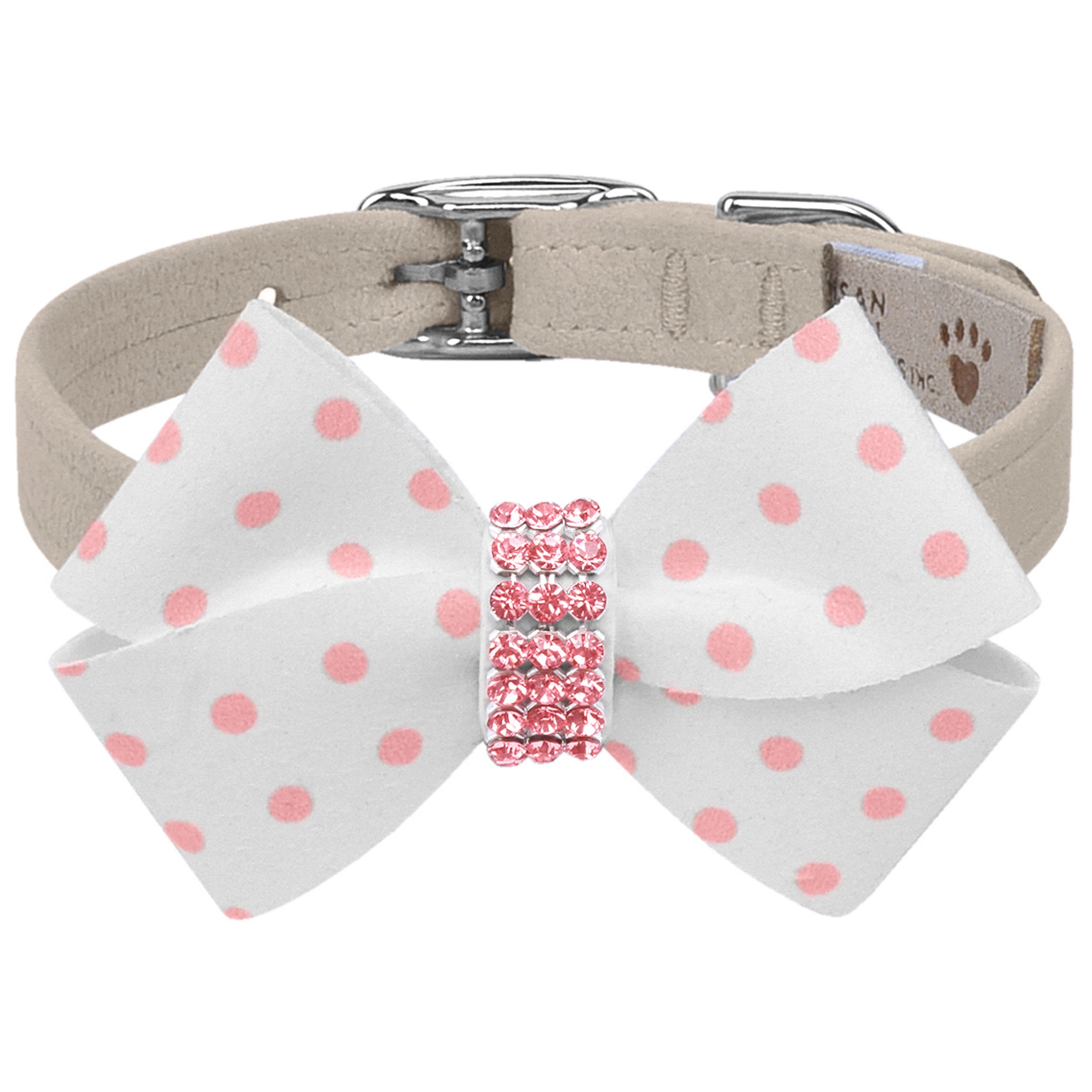 Pink collar shop with bow