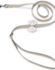 Polka Dot Nouveau Bow With Pink Giltmore Leash