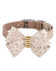 Baby Cheetah with Gold Giltmore Nouveau Bow Collar