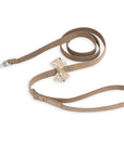 Baby Cheetah with Gold Giltmore Nouveau Bow Leash