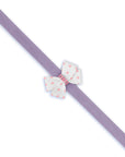 Polka Dot Nouveau Bow With Pink Giltmore Leash