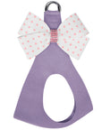 Polka Dot Nouveau Bow Step In Harness with Pink Giltmore