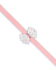 Polka Dot Nouveau Bow With Pink Giltmore Leash