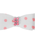 Polka Dot Pink Giltmore Hair Bow
