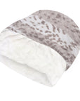 Soft Platinum Snow Leopard Cuddle Cup