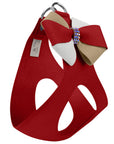 Game Day Glam Red & Sahara Pinwheel Bow Step In Harness