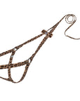 Cheetah Big Bow Step N Go Leash Harness