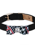 Classic Glen Houndstooth Big Bow Collar