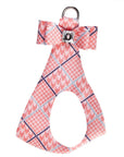 PeachesNCream Glen Houndstooth Big Bow Step In Harness