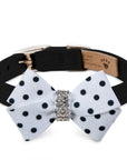Polka Dot Nouveau Bow Collar