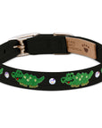 Embroidered Alligators Collar