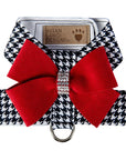 Red Nouveau Bow Tinkie Harness