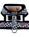 Really Big Bow Classic Glen Houndstooth Tinkie Harness with Black Trim