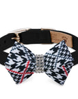 Classic Glen Houndstooth Nouveau Bow Collar