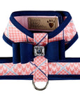 Indigo Big Bow Tinkie Harness with Indigo Trim