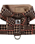 Chocolate Glen Houndstooth Big Bow Tinkie Harness