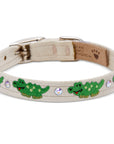 Embroidered Alligators Collar