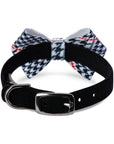 Classic Glen Houndstooth Nouveau Bow Collar