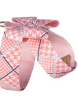 PeachesNCream Glen Houndstooth Nouveau Bow Tinkie Harness
