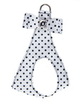 Polka Dot Big Bow Step In Harness