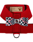 Classic Glen Houndstooth Big Bow Tinkie Harness