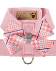 PeachesNCream Glen Houndstooth Nouveau Bow Tinkie Harness