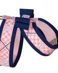 Indigo Big Bow Tinkie Harness with Indigo Trim