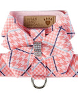 PeachesNCream Glen Houndstooth Nouveau Bow Tinkie Harness