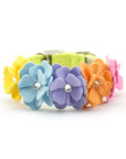 Rainbow Tinkie's Garden Flower Collar