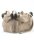 Black & Serengeti Double Nouveau Bow Luxury Carrier
