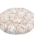 Soft Arctic Snow Leopard Bed