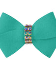 Nouveau Bow Hair Bow with Aurora Borealis Giltmore