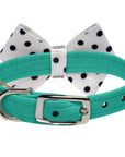 Polka Dot Nouveau Bow Collar