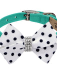 Polka Dot Nouveau Bow Collar