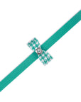 Bimini Houndstooth Big Bow Leash