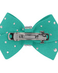 Nouveau Bow Hair Bow with Silver Stardust