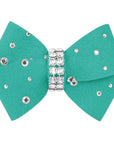Nouveau Bow Hair Bow with Silver Stardust