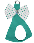 Bimini Polka Dot Nouveau Bow Step In Harness with Aurora Borealis Giltmore