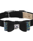Aurora Borealis Crystal Stellar Big Bow Collar