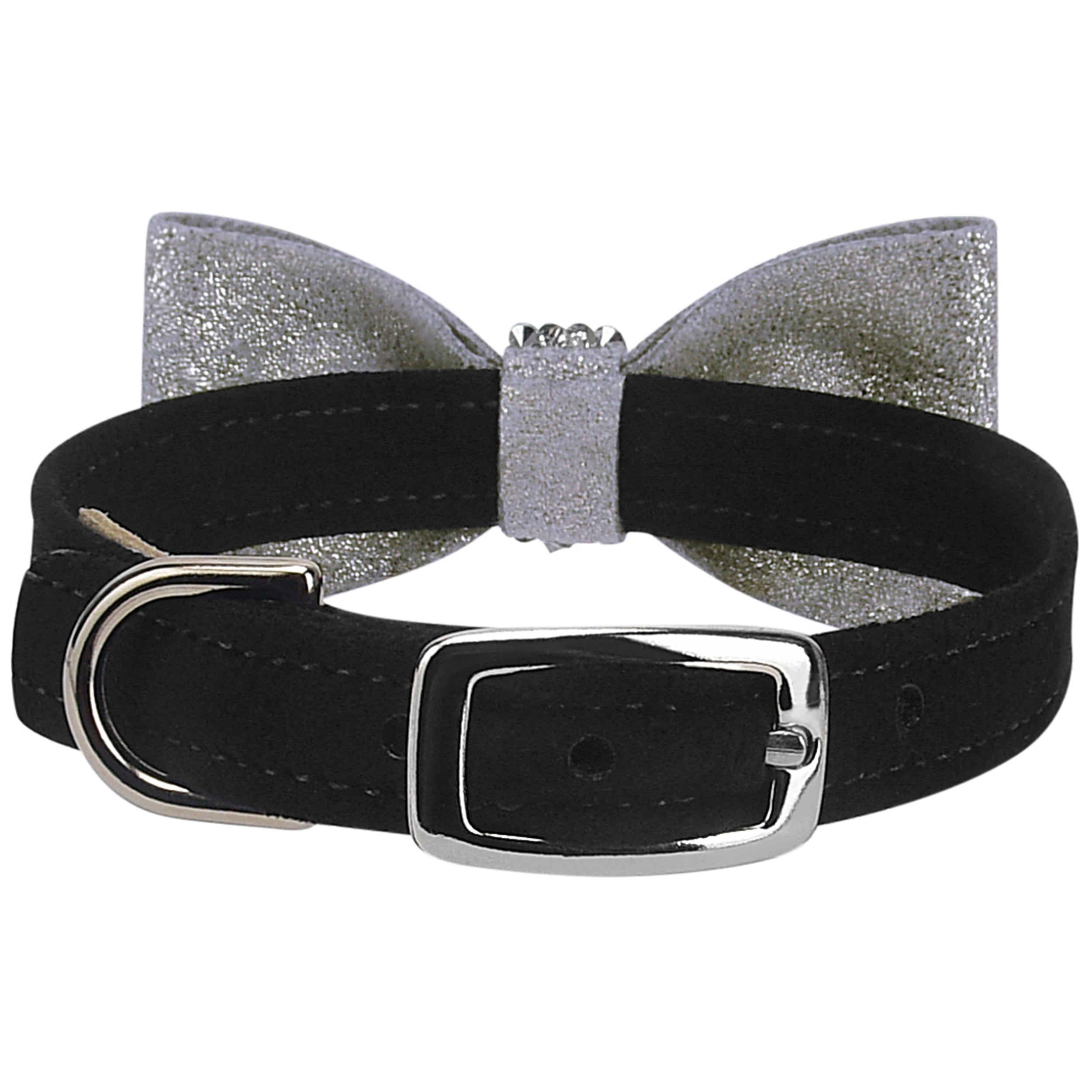 Black rhinestone dog on sale collar