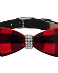 Giltmore Red Gingham Bow Tie 1/2" Collar