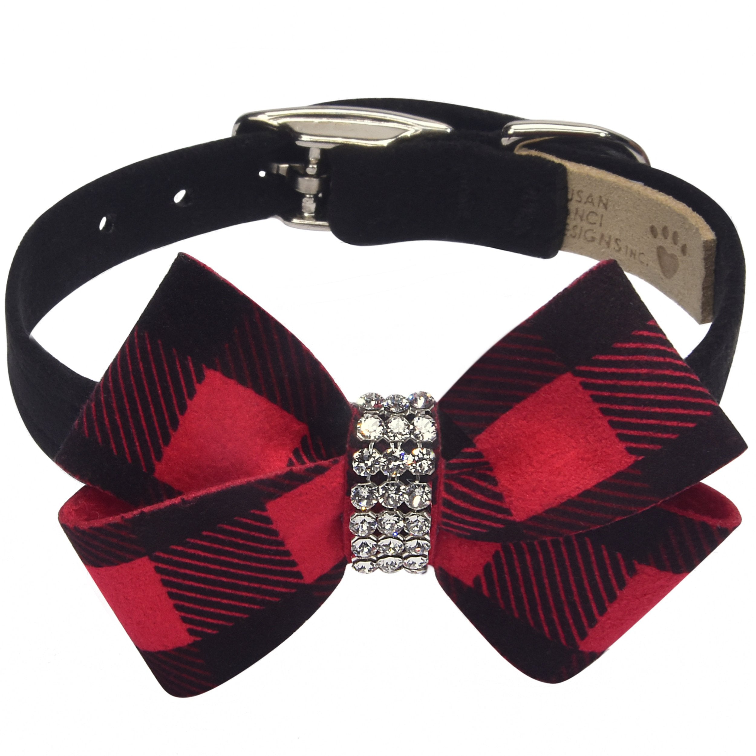 Nouveau Bow Collar: Red