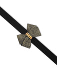 Black Glitzerati Nouveau Bow Leash