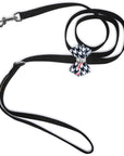 Classic Glen Houndstooth Nouveau Bow Leash