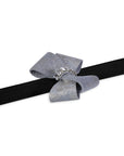 Platinum Glitzerati Nouveau Bow Leash