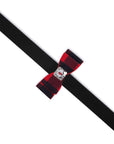 Red Gingham Big Bow Leash