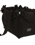 Black Double Nouveau Bow Luxury Carrier
